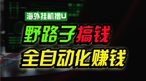 海外挂机撸U新平台，日赚8-15美元，全程无人值守，可批量放大