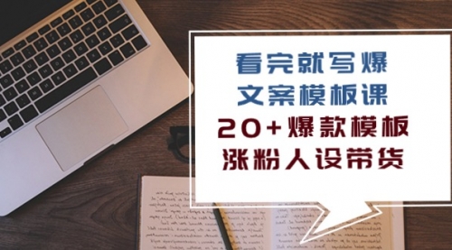 看完就写爆的文案模板课，20+爆款模板 涨粉人设带货（11节课）