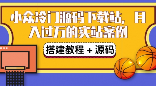 搭建一个小众冷门源码下载站，卖源码或卖VIP会员 轻松月入过万（教程+源码) 