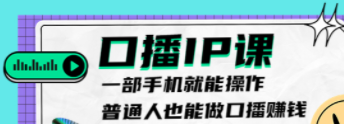 大予口播IP课：新手一部手机就能操作，普通人也能做口播赚钱（10节课时） 