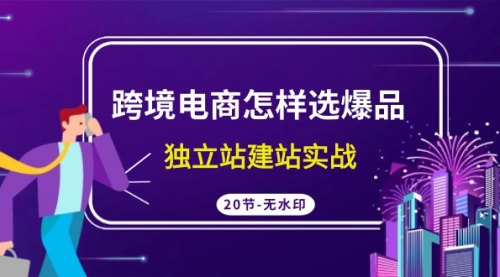 跨境电商怎样选爆品，独立站建站实战