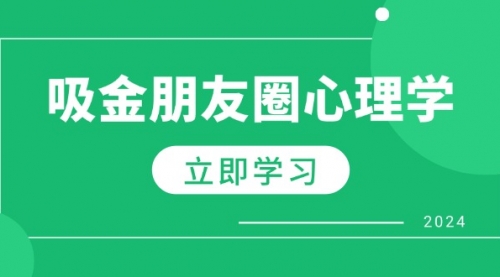 朋友圈吸金心理学：揭秘心理学原理，增加业绩，打造个人IP与行业权威