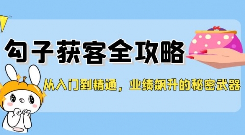 从入门到精通，勾子获客全攻略，业绩飙升的秘密武器