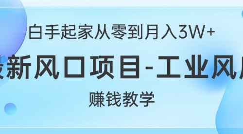 闲鱼工业风扇赚钱教学，新风口项目