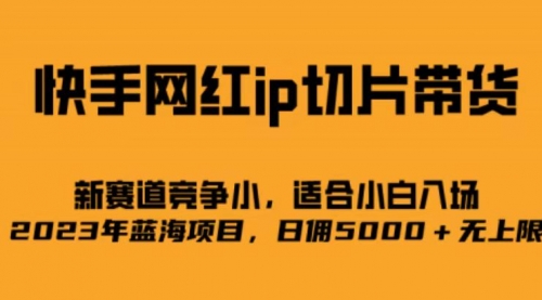 快手网红ip切片新赛道，竞争小蓝海赛道