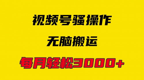 4月最新视频号无脑爆款玩法，每天轻松3000+