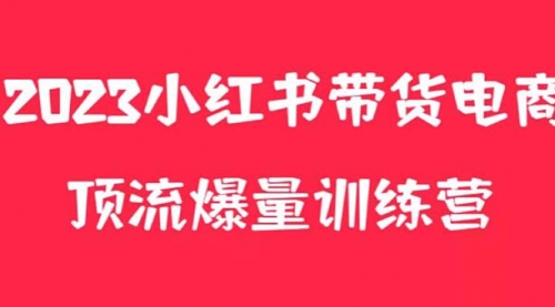 小红书电商爆量训练营，月入3W+！可复制的独家养生花茶系列玩法 