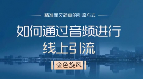 玩转喜马拉雅引流矩阵，每天被动引流100+精准粉技术！